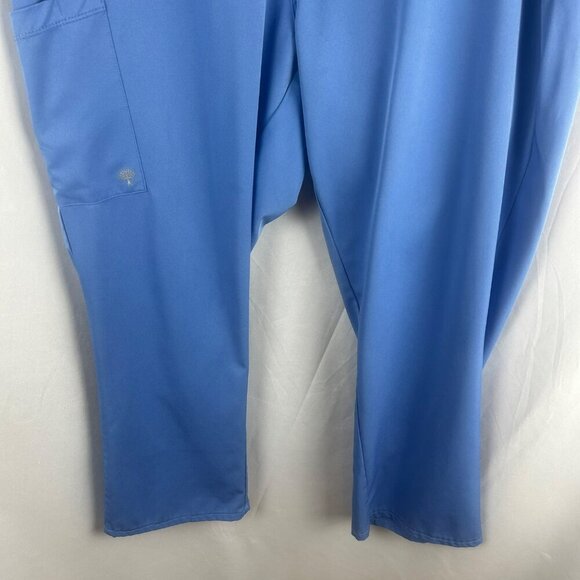 HH Works Healing Hands Scrub Pants Men XL Ceil Blue Style 9590 Ryan Straight - Picture 5 of 9